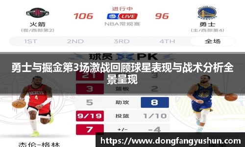 勇士与掘金第3场激战回顾球星表现与战术分析全景呈现
